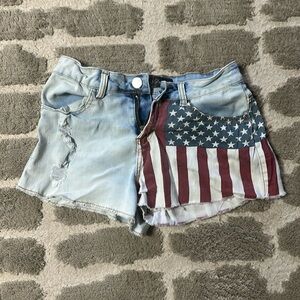 American flag shorts